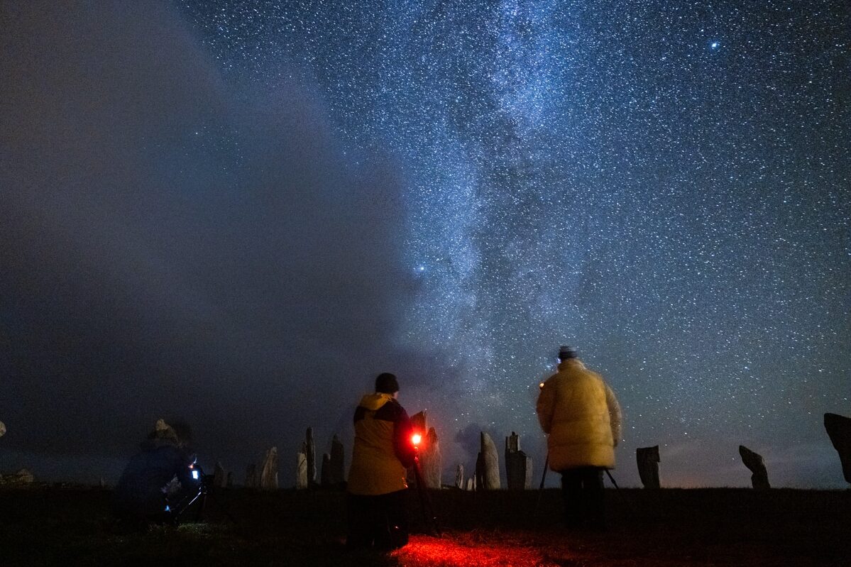 Milky way photography worksshop on he hebrides